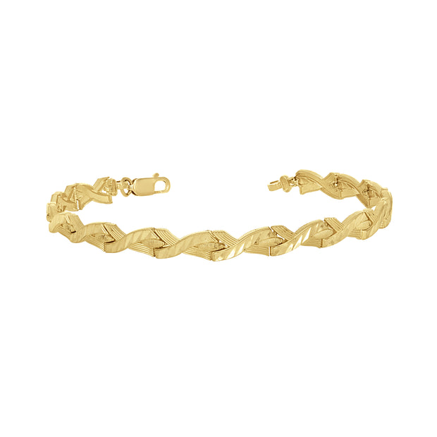 10Kt Gold 8" Bracelet
