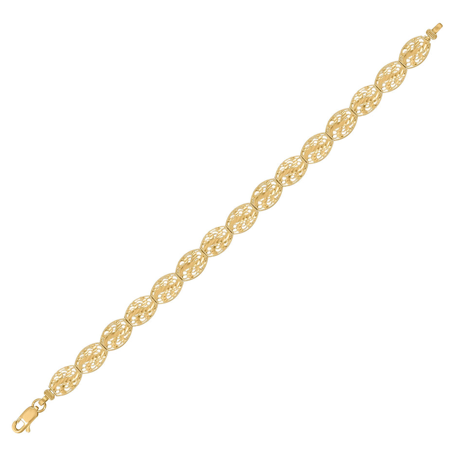 10Kt Gold 8" Bracelet