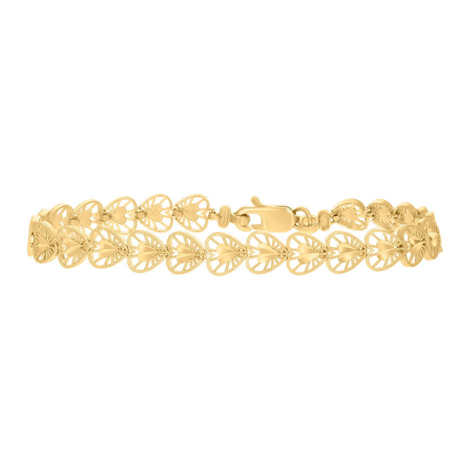 10Kt Gold Bracelet 8"