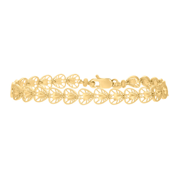 10Kt Gold Bracelet 8"