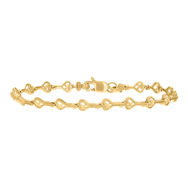 10Kt Gold 7" Bracelet