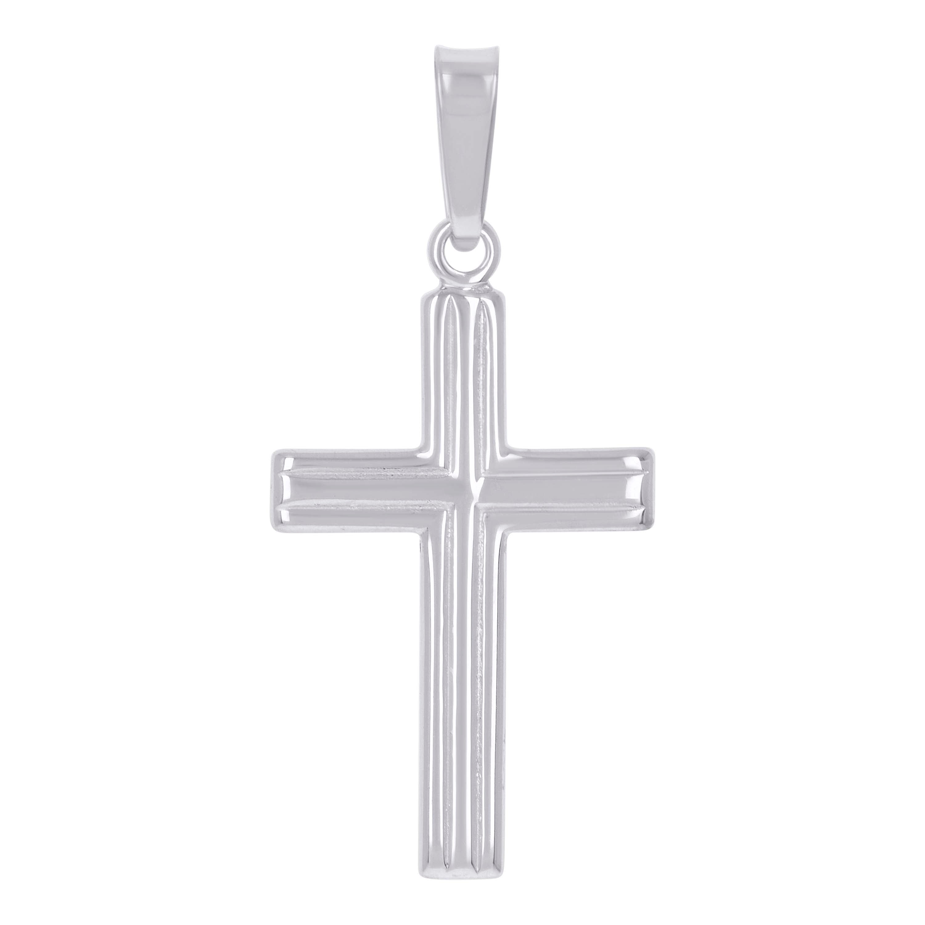 925 Sterling Silver Unisex Cross Religious Charm Pendant