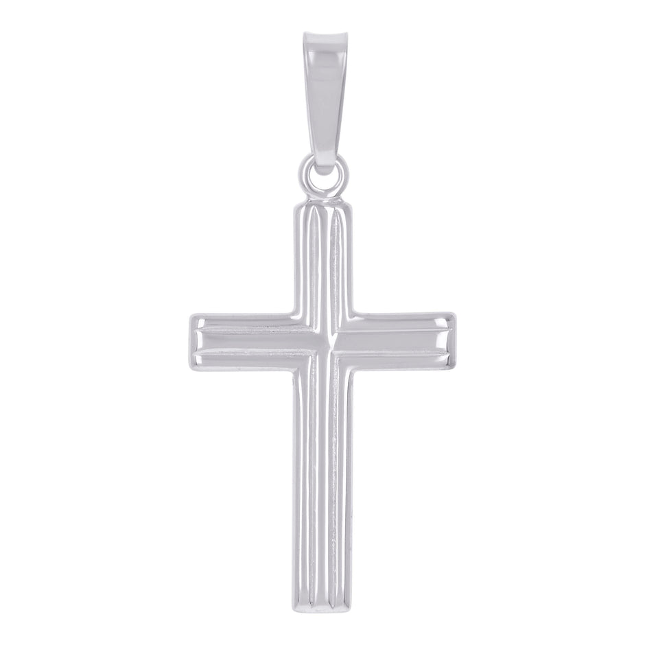 925 Sterling Silver Unisex Cross Religious Charm Pendant