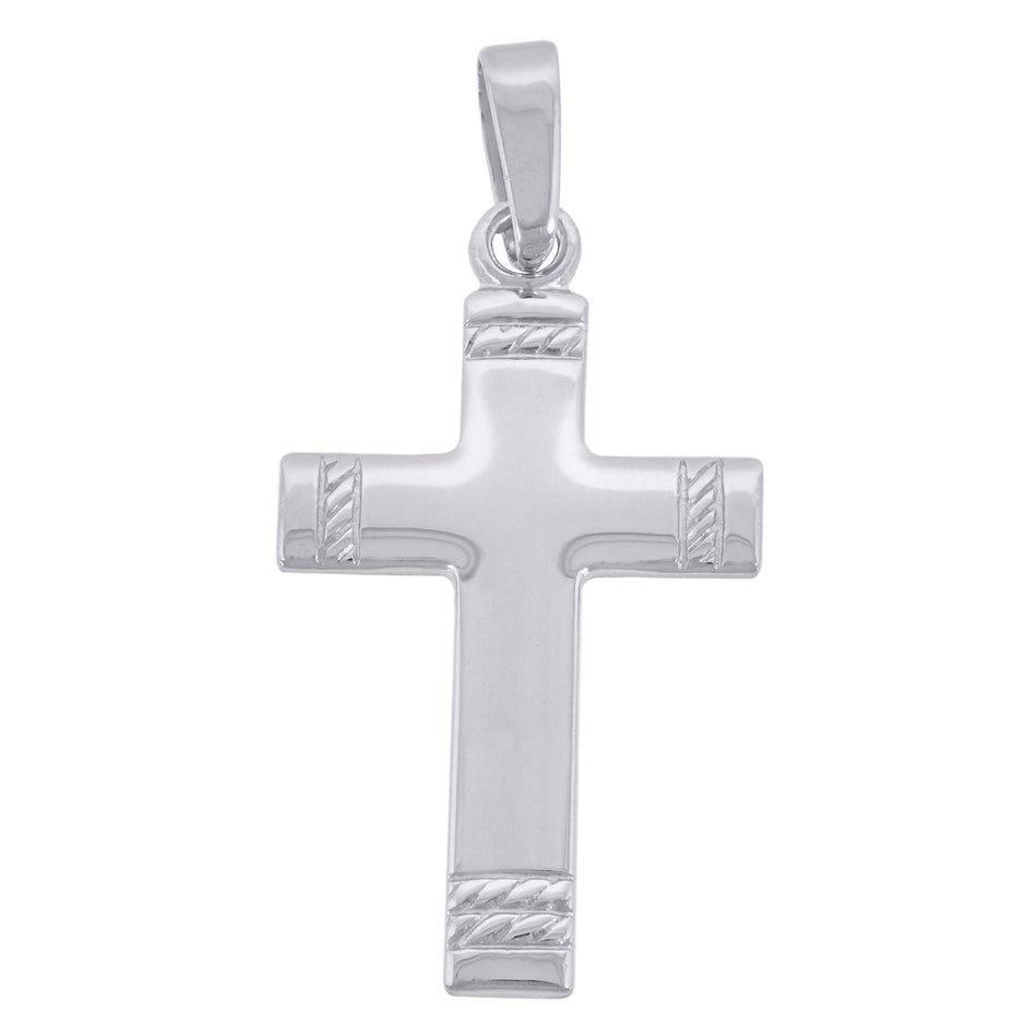 925 Sterling Silver Unisex Cross Religious Charm Pendant