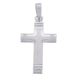 925 Sterling Silver Unisex Cross Religious Charm Pendant