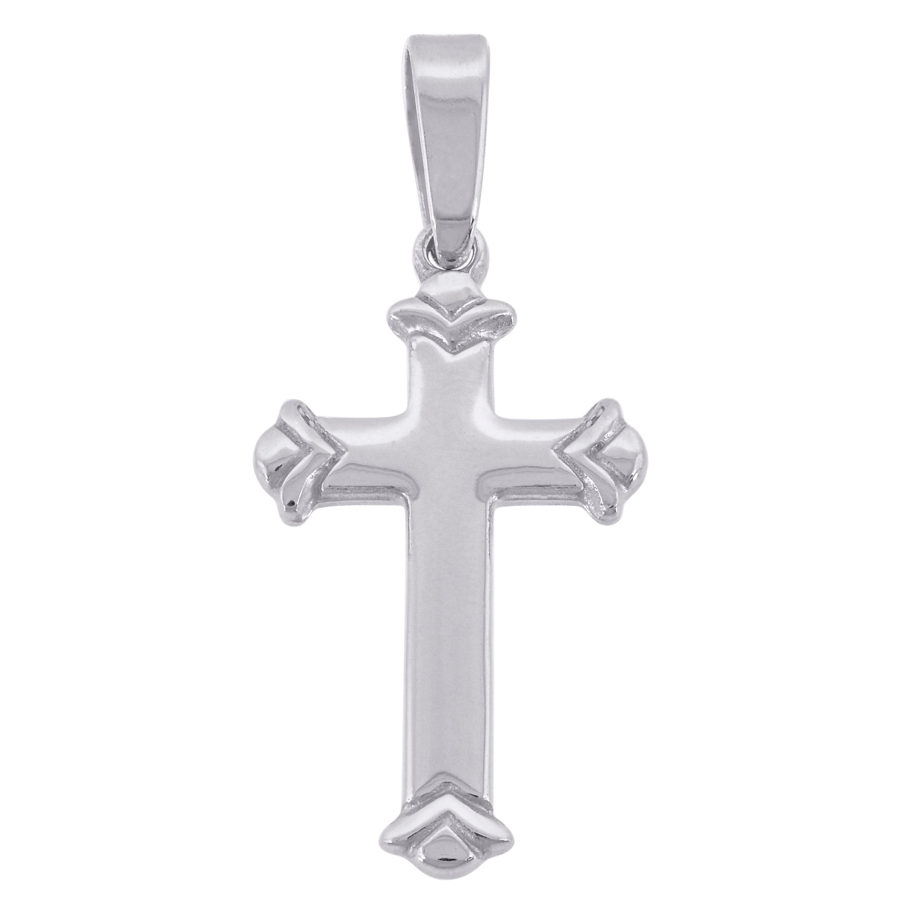 925 Sterling Silver Unisex Cross Religious Charm Pendant
