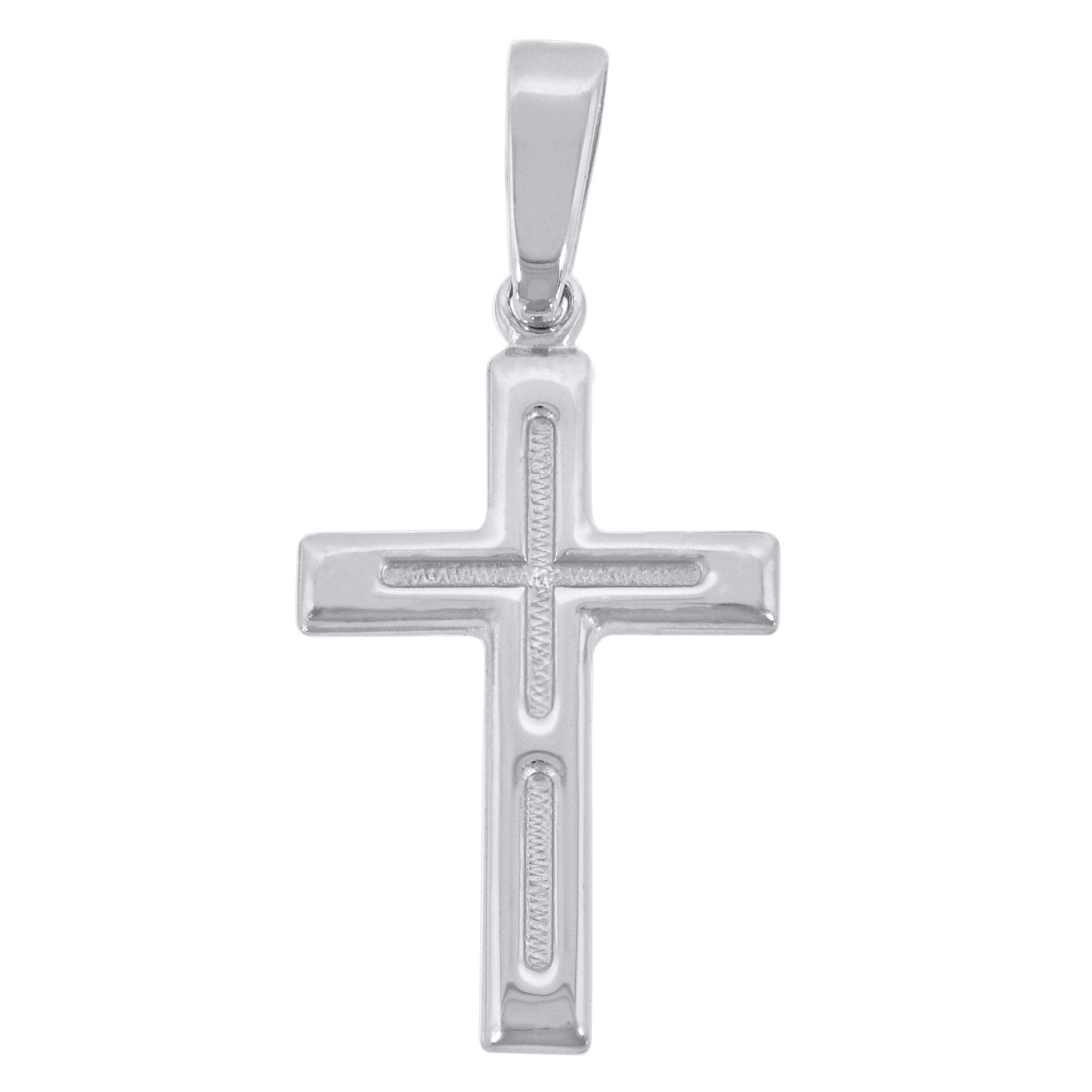 925 Sterling Silver Unisex Cross Religious Charm Pendant