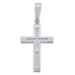 925 Sterling Silver Unisex Cross Religious Charm Pendant