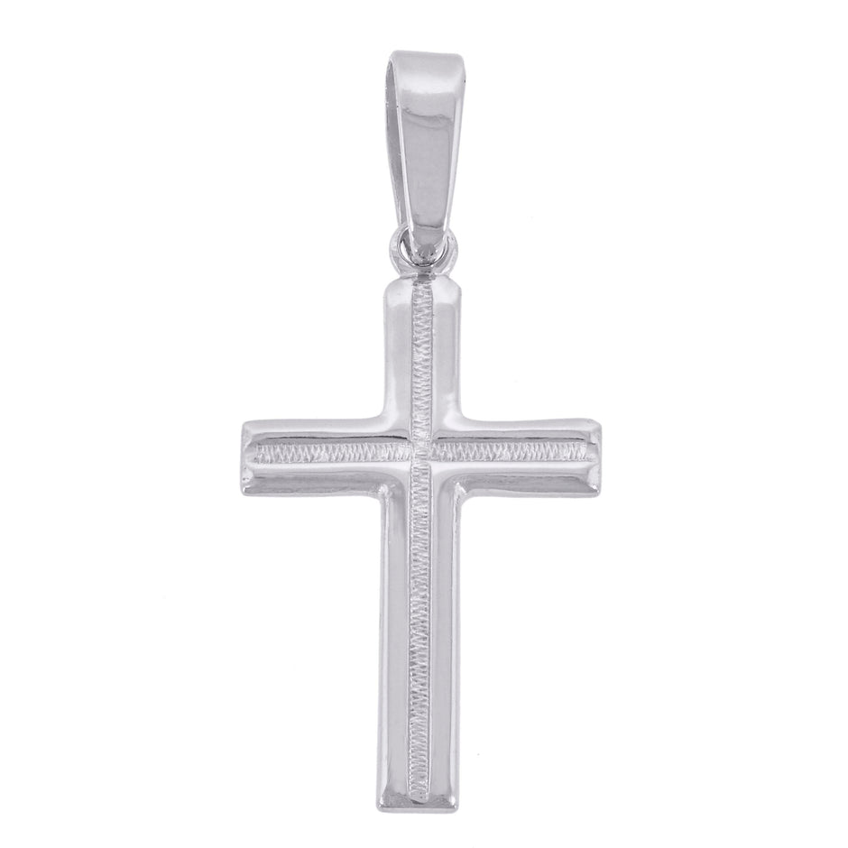 925 Sterling Silver Unisex Cross Religious Charm Pendant