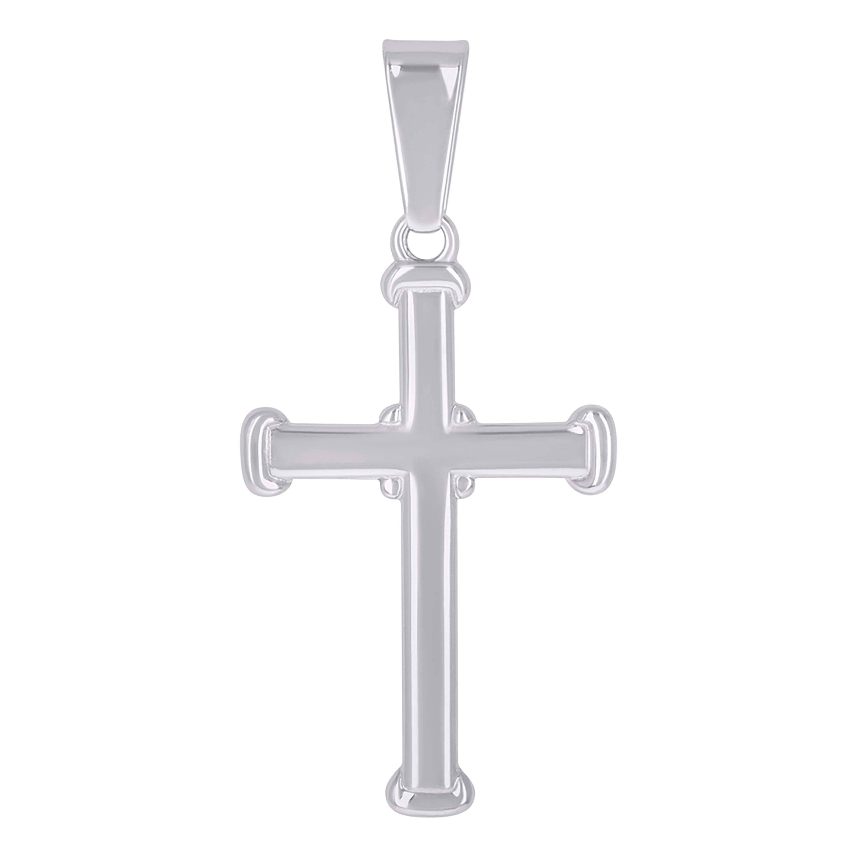 925 Sterling Silver Unisex Cross Religious Charm Pendant