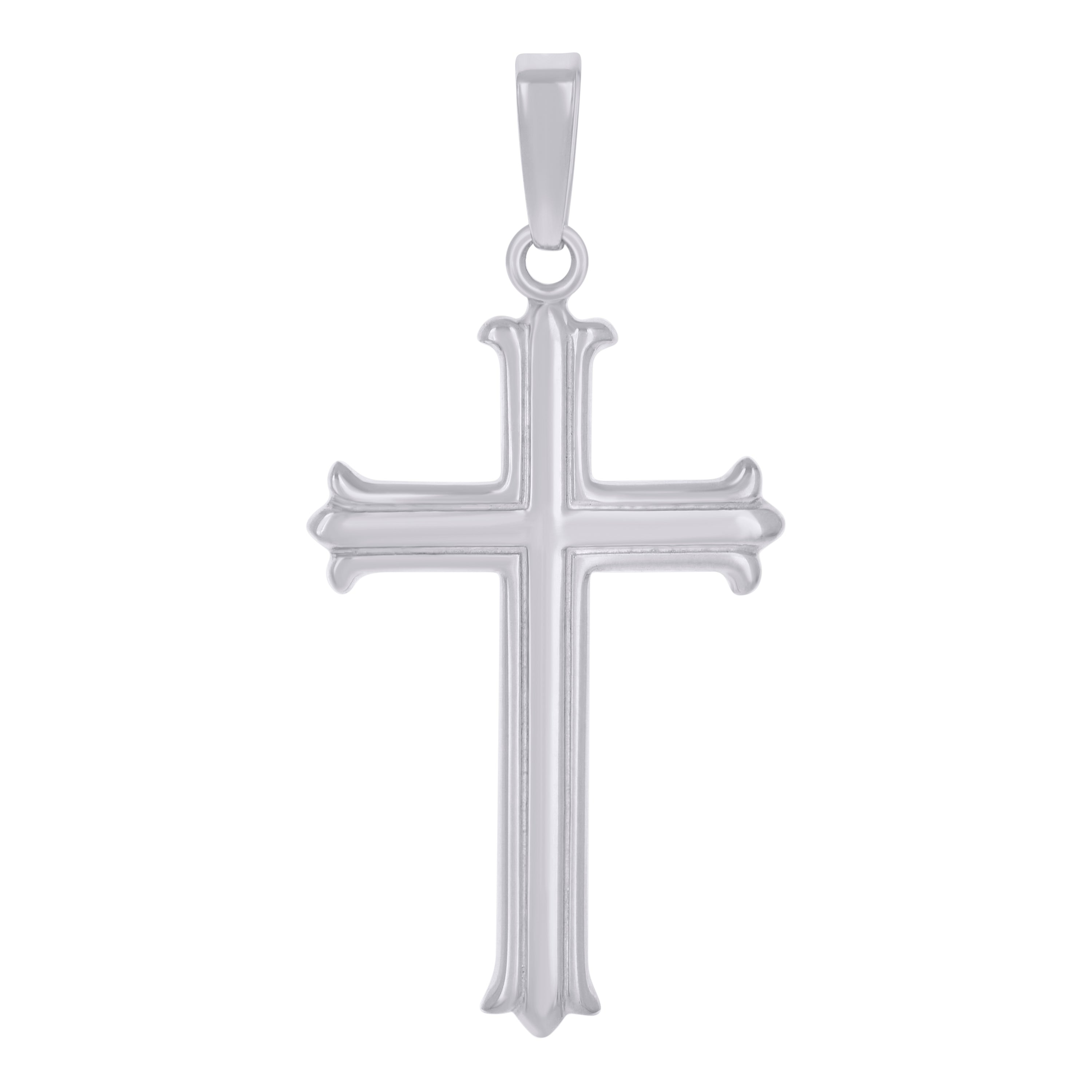 925 Sterling Silver Unisex Cross Religious Charm Pendant