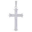 925 Sterling Silver Unisex Cross Religious Charm Pendant