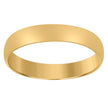 14Kt Yellow Gold Unisex Dome Polished Regular-Fit 4Mm-Size 10 Wedding Engagement Anniversary Band Ring - SLV-76928