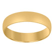 14Kt Yellow Gold Unisex Dome Polished Regular-Fit 5Mm-Size 9 Wedding Engagement Anniversary Band Ring - SLV-76936