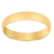 14Kt Yellow Gold Unisex Dome Polished Regular-Fit 5Mm-Size 11 Wedding Engagement Anniversary Band Ring - SLV-76938