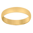 14Kt Yellow Gold Unisex Dome Polished Regular-Fit 5Mm-Size 12 Wedding Engagement Anniversary Band Ring - SLV-76939