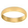14Kt Yellow Gold Unisex Dome Polished Regular-Fit 5Mm-Size 13 Wedding Engagement Anniversary Band Ring - SLV-76940