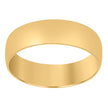 14Kt Yellow Gold Unisex Dome Polished Regular-Fit 6Mm-Size 8 Wedding Engagement Anniversary Band Ring - SLV-76944