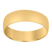 14Kt Yellow Gold Unisex Dome Polished Regular-Fit 6Mm-Size 9 Wedding Engagement Anniversary Band Ring - SLV-76945