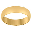 14Kt Yellow Gold Unisex Dome Polished Regular-Fit 6Mm-Size 11 Wedding Engagement Anniversary Band Ring - SLV-76947