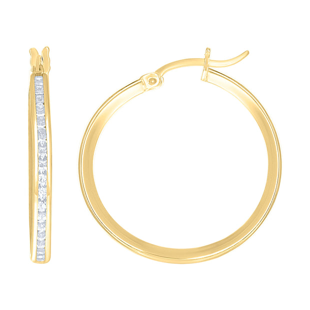 14Kt Gold Hoop Earrings