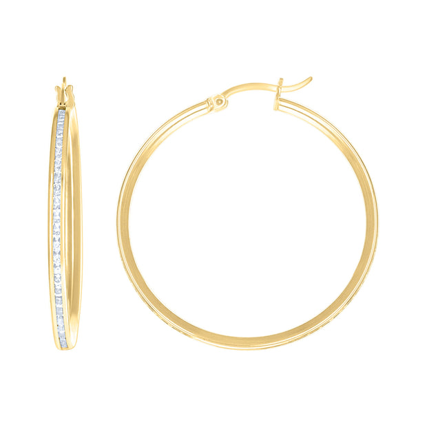 14Kt Gold Hoop Earrings