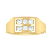14Kt Yellow Gold Cubic Zirconia Polished Finish Baby Ring