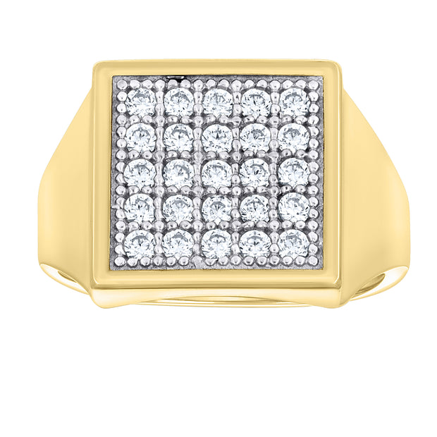 14Kt Gold Cz Ring