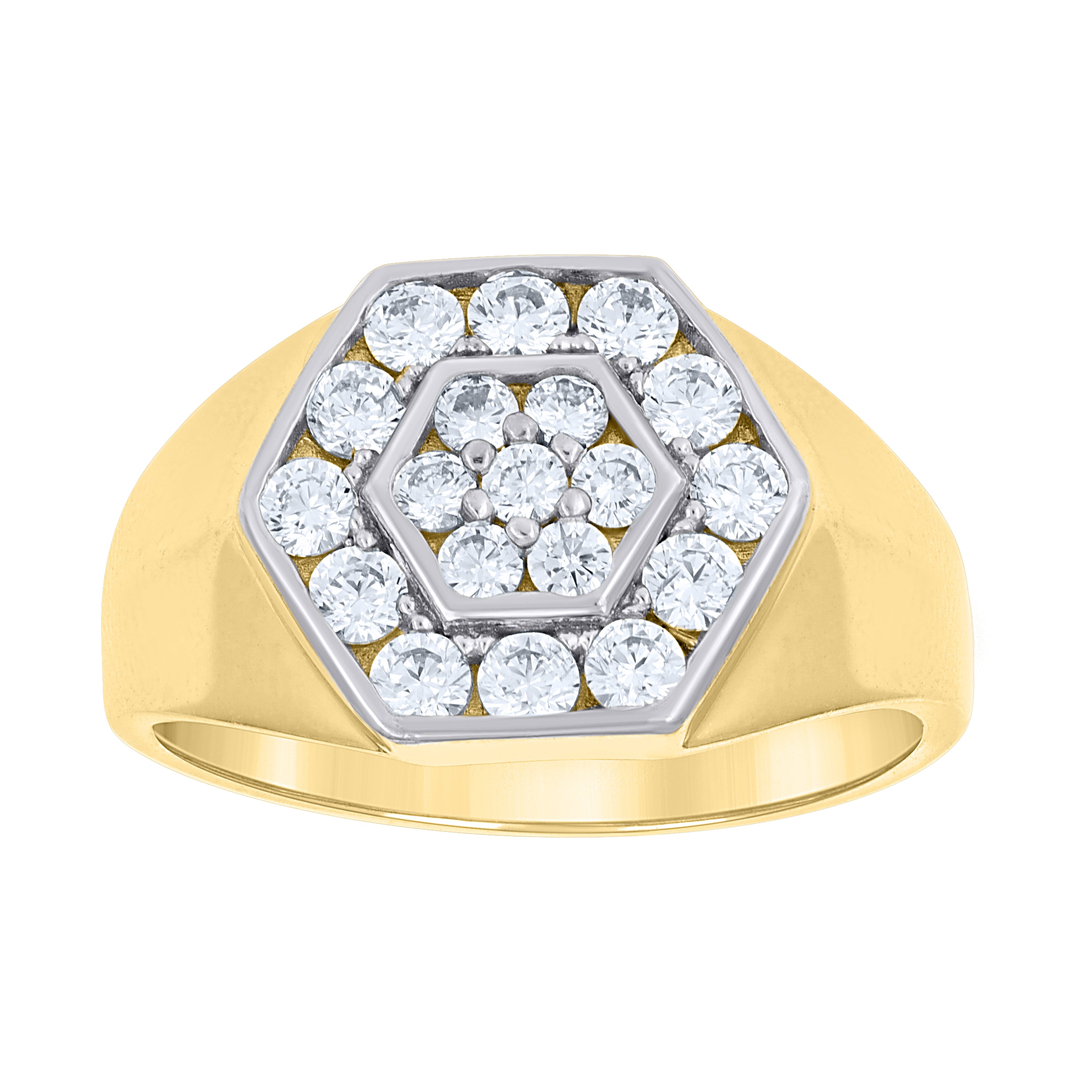 14Kt Gold Cz Ring