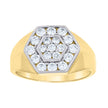 14Kt Gold Cz Ring