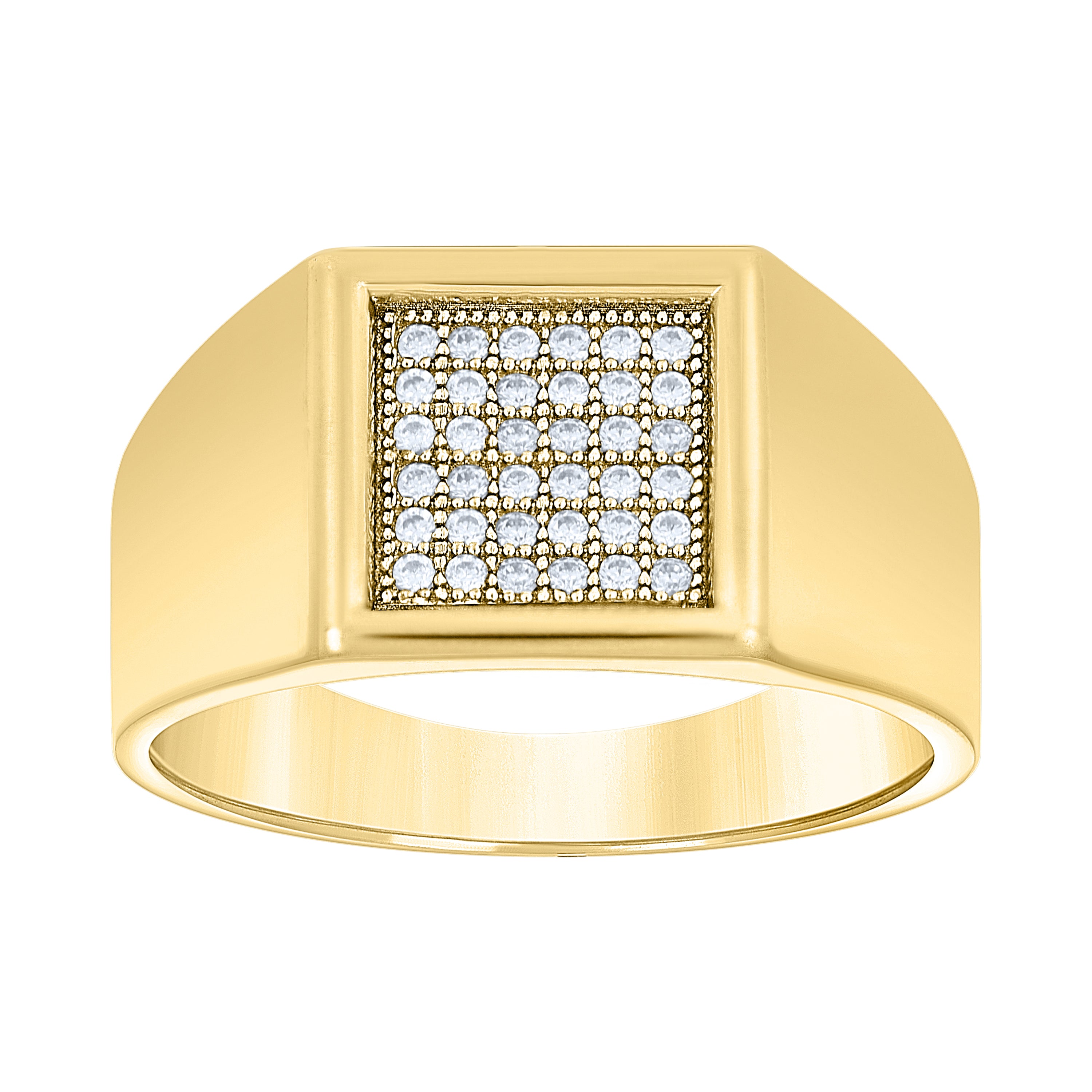 14Kt Gold Cz Ring
