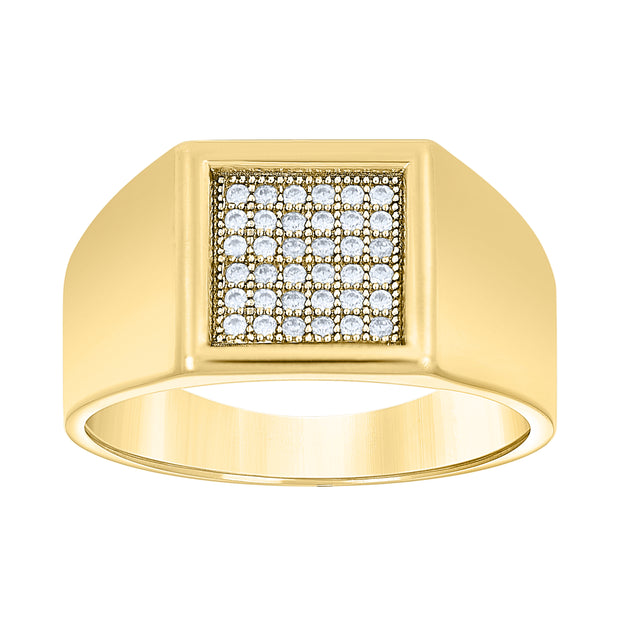 14Kt Gold Cz Ring