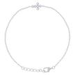 925 Sterling Silver Women Cubic Zirconia Cross Earrings Necklace Set