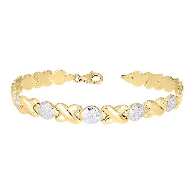 10Kt Gold Turkish Bracelet 8"
