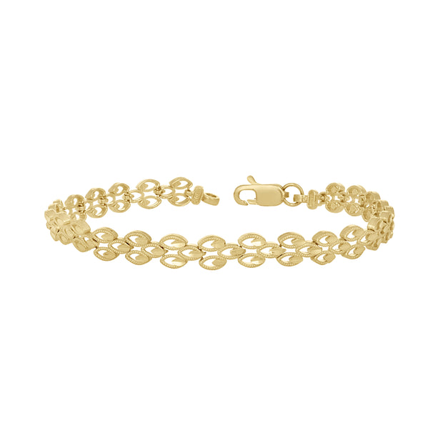 10Kt Gold 8" Bracelet