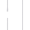 925 Sterling Silver Solid Rope Chain Rhodium 040 2mm-22