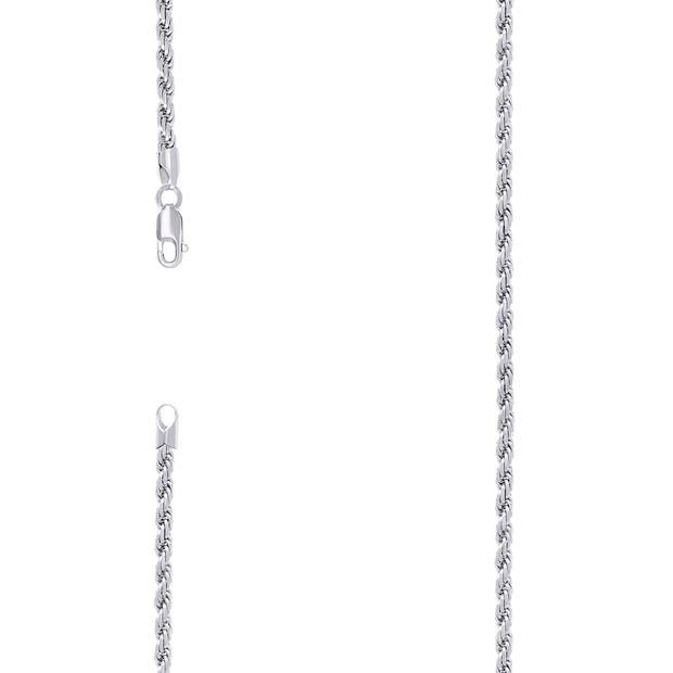 925 Silver Solid Rope Chain 3.5mm