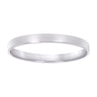 925 Sterling Silver Unisex 3mm Comfort Fit Flat Wedding Band Ring Size 11 - SLV-88225