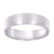 925 Sterling Silver Unisex 7mm Comfort Fit Flat Wedding Band Ring Size 12 - SLV-88259