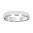925 Sterling Silver Unisex 5mm Comfort Fit Domed Wedding Band Ring Size 7 - SLV-88278