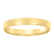 925 Sterling Silver Yellow-Tone Unisex 4mm Comfort Fit Flat Wedding Band Ring Size 6 - SLV-88803