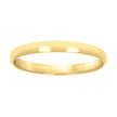 925 Sterling Silver Yellow-Tone Unisex 3mm Comfort Fit Domed Wedding Band Ring Size 8 - SLV-88835