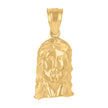 10kt Yellow Gold Mens Jesus Religious Charm Pendant
