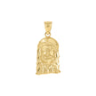 10kt Yellow Gold Mens Jesus Religious Charm Pendant