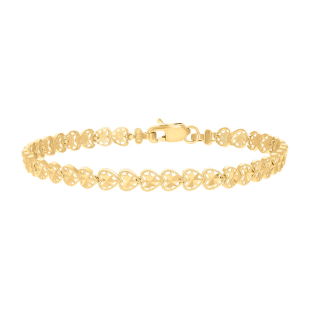 10Kt Gold Bracelet 7"