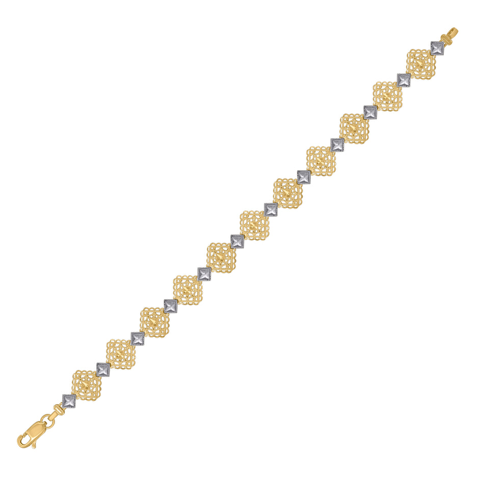 10Kt Gold 8" Bracelet