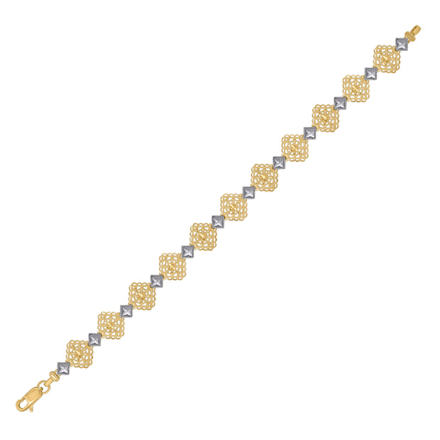 10Kt Gold 8" Bracelet