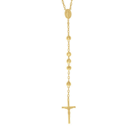 10kt Gold Tri-Color Unisex Anchor Cross Crucifix Religious Charm Pendant - SLV-14426