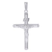 925 Sterling Silver Unisex Religious Inri Crucifix Charm Pendant
