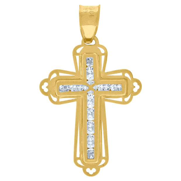 10Kt Gold Cross Pendant